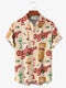 Men's Christmas Funny Graphic Short Sleeve Hawaiian Shirt